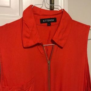 KITTENISH NWOT red jumpsuit